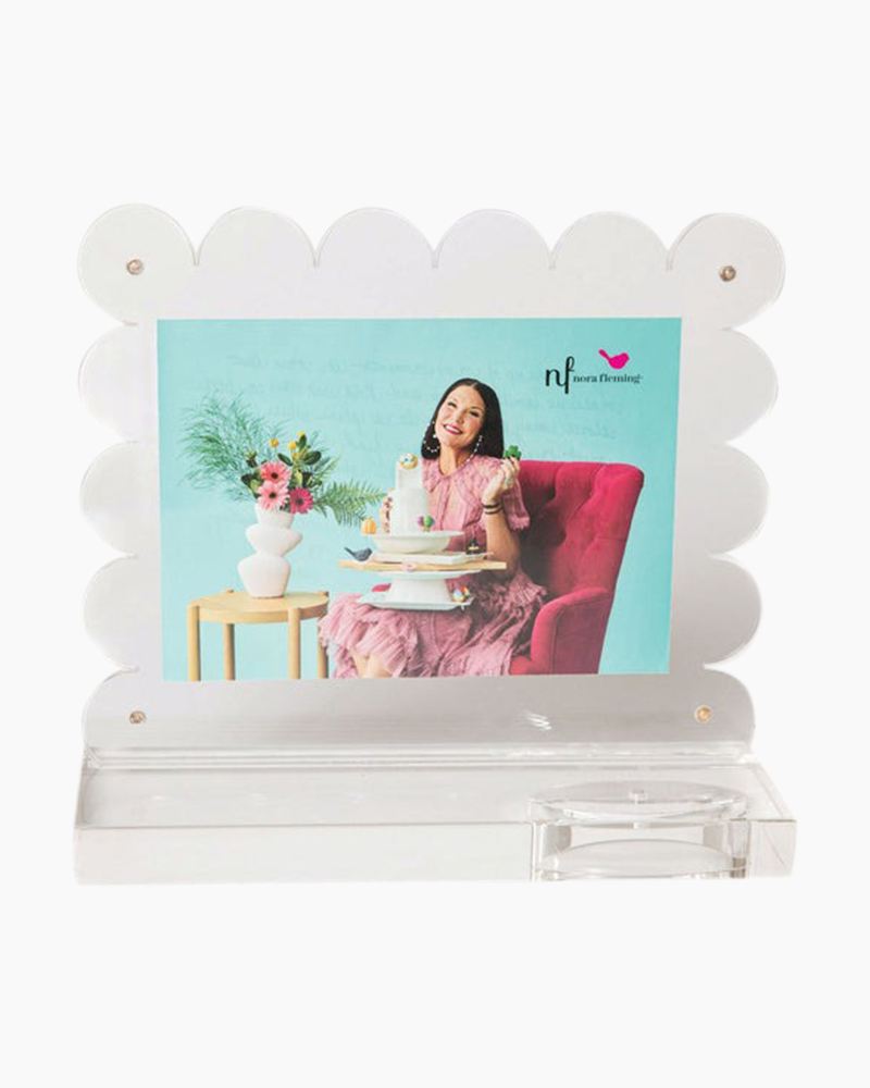 Clearly A-Nora-Ble Scalloped Acrylic Frame - CLR01