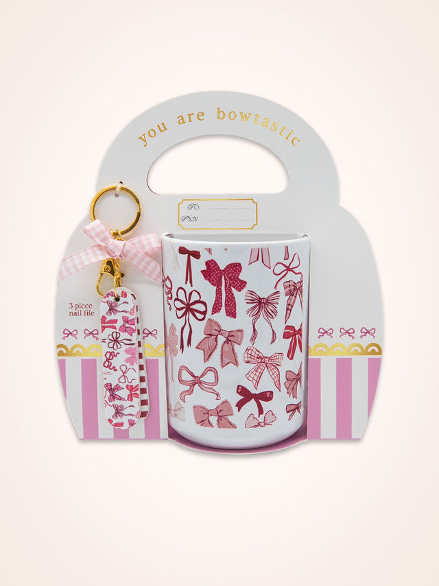 Bowtastic Mug/Nail File/Key Chain