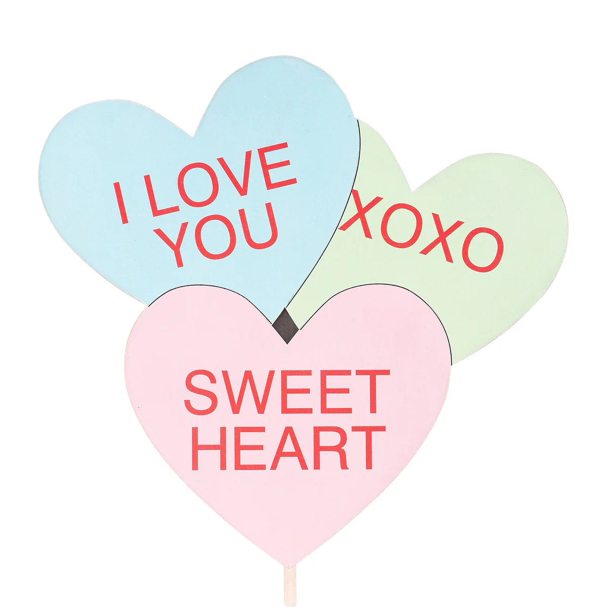 I Love You Conversation Hearts Topper