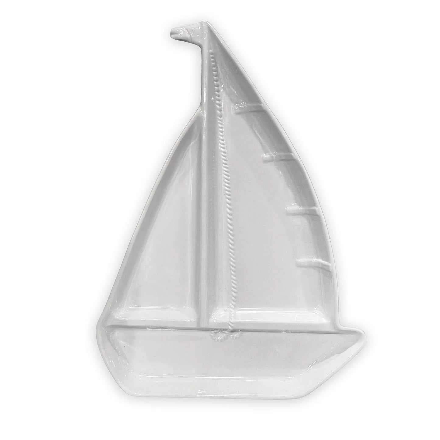 VIDA Ocean Newport Sailboat Chip & Dip White - 3326