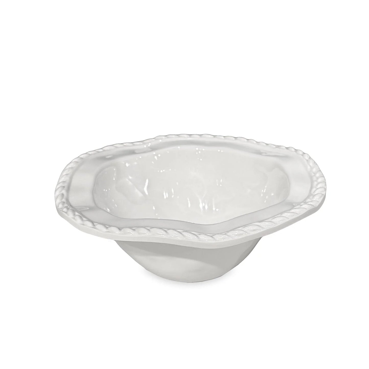 VIDA Nautical Small White Bowl - 3332