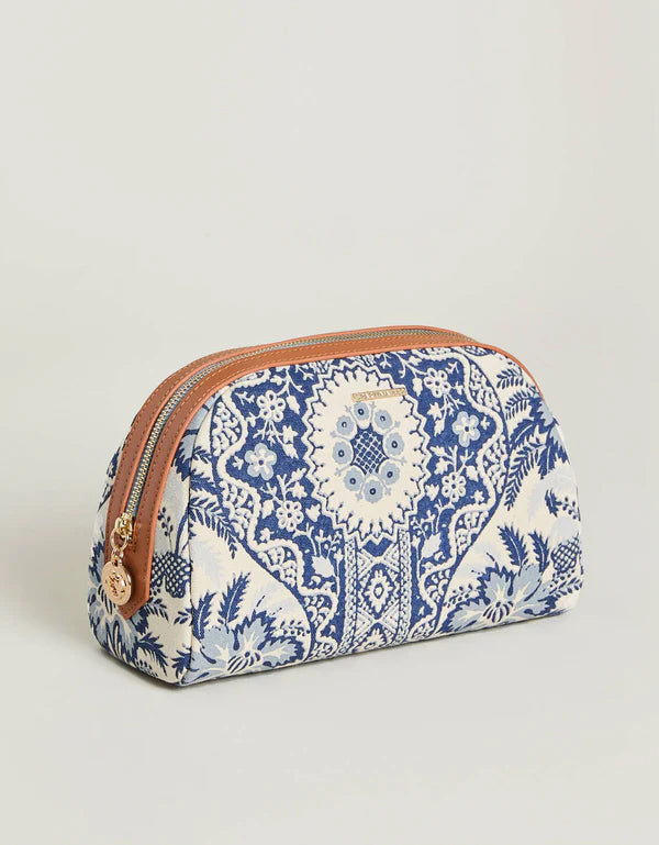 Large Zip Cosmetic Bag Peeples Song Park Palms