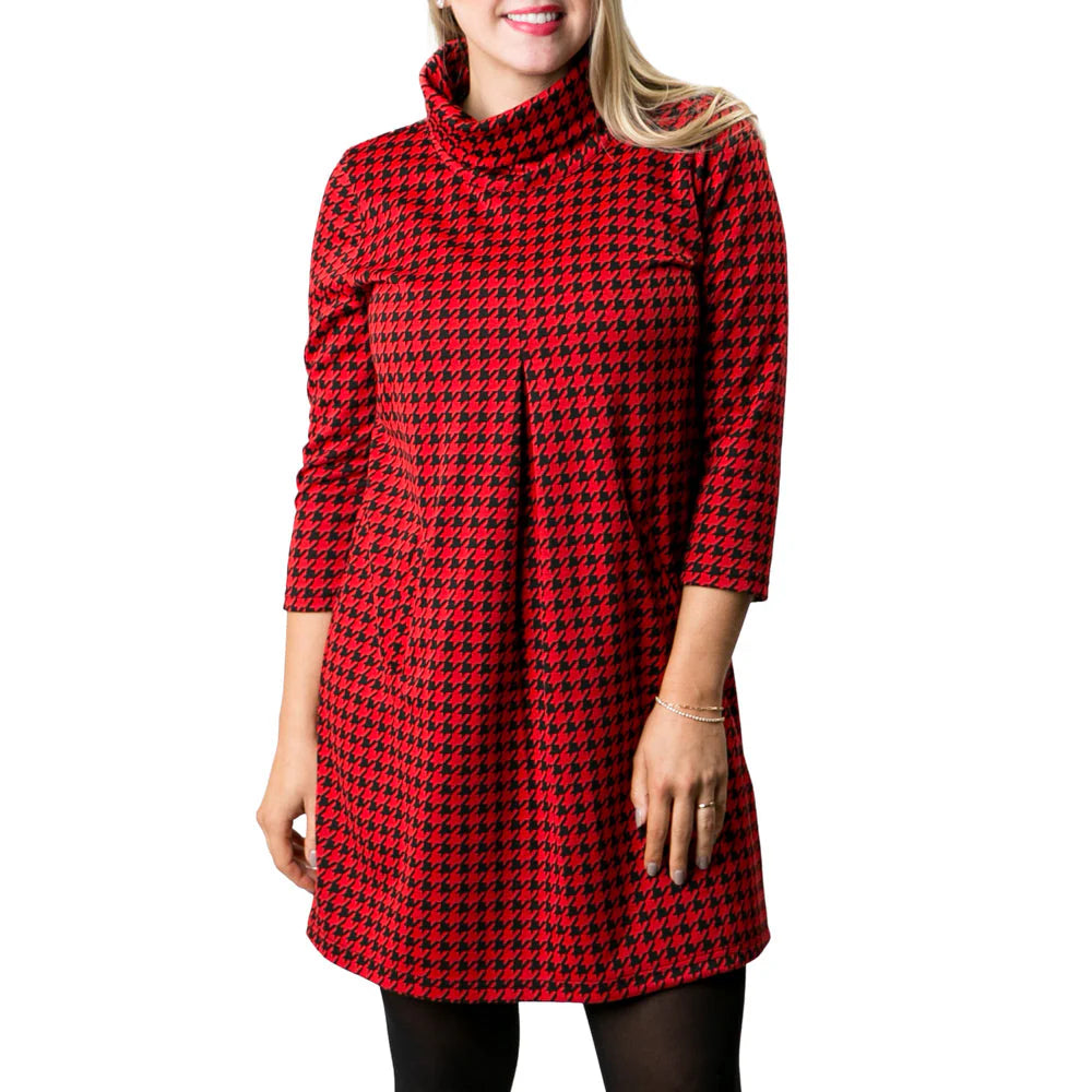 Meghan Dress - Red& Black Plaid