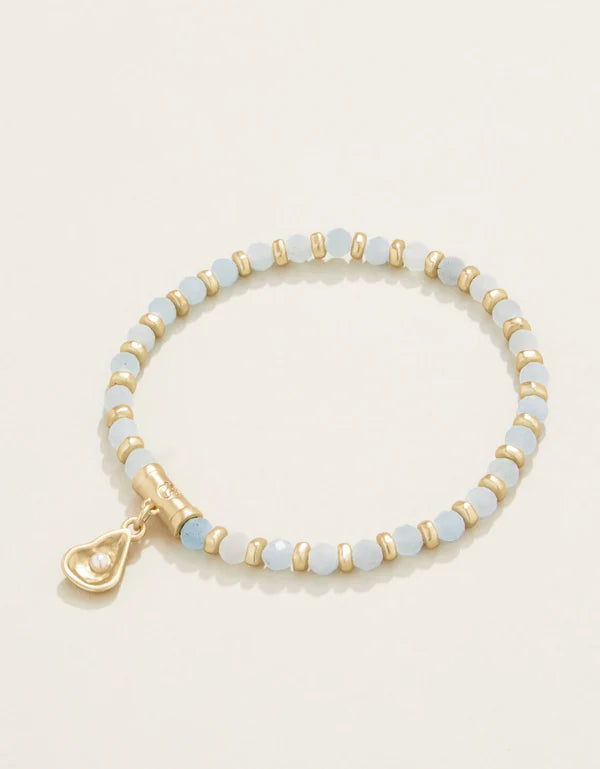 Calm Waters Stretch Bracelet Aquamarine