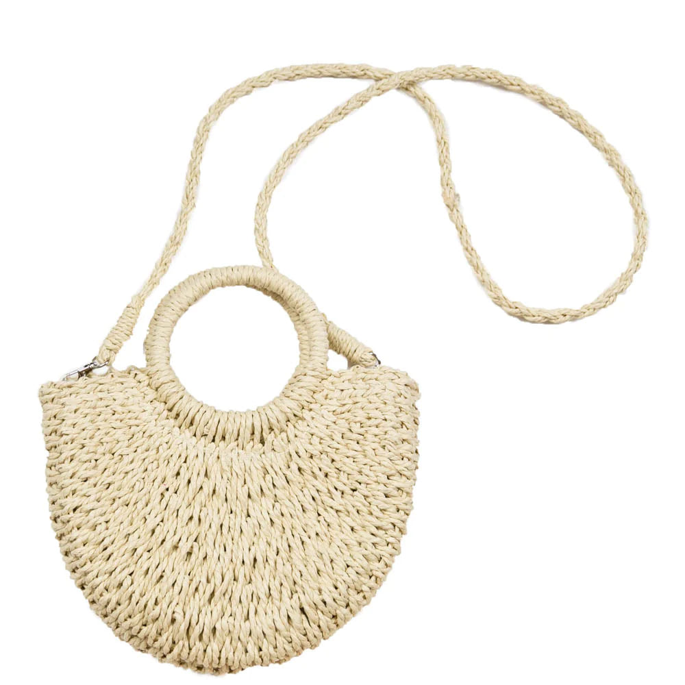 Lottie Rattan Crossbody