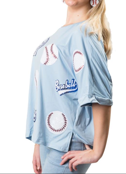 Homerun T-shirt Light Blue