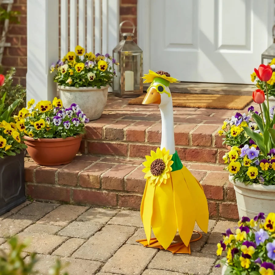 Sunflower Outfit for Giddy the Porch Goose