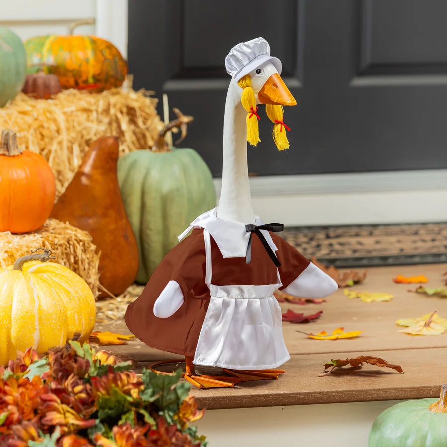 Harvest for Giddy the Porch Goose