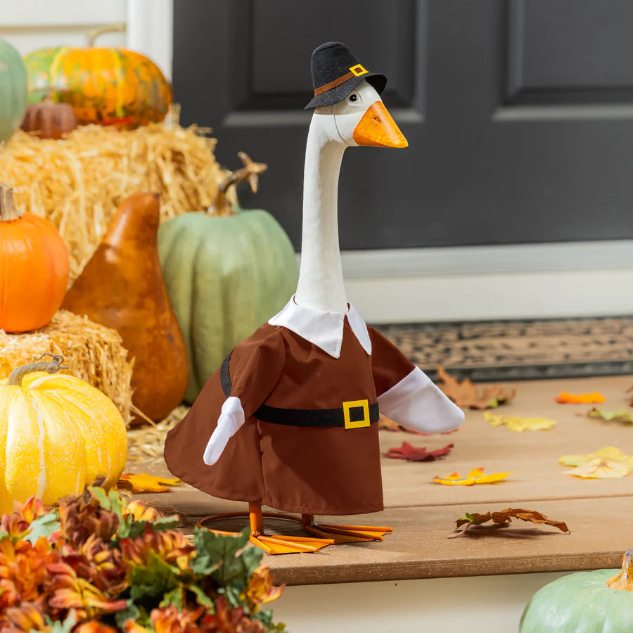 Harvest Pilgrim Outfit for Giddy the Porch Goose