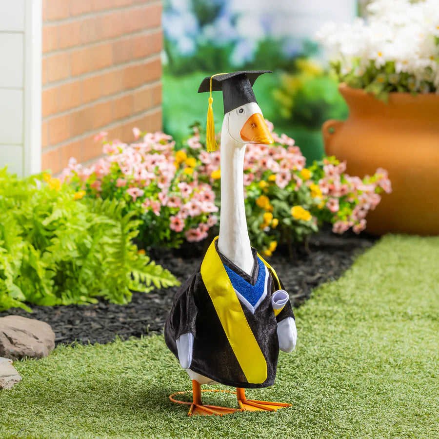 Graduation Day for Giddy the Porch Goose