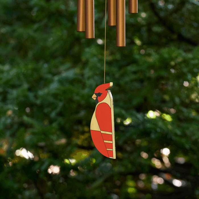 Cardinal Avian Echoes Chime 36" - R15207