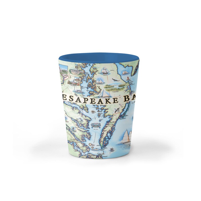 Chesapeake Bay Shot Glass