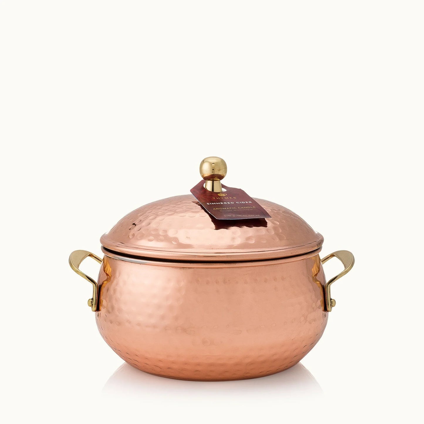 Simmered Cider Poured 3 Wick Candle in Copper Pot