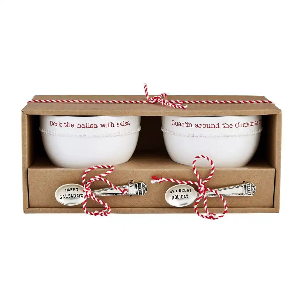 Guac & Salsa Dip Bowl Set