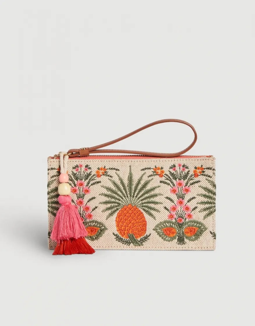 East West Wristlet Alljoy Landing Pineapple