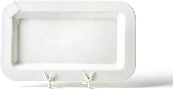 White Small Dot Entertaining Mini Rectangle Platter