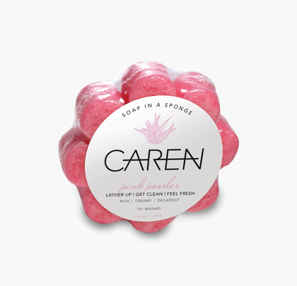 Soap in a Sponge Pink Powder