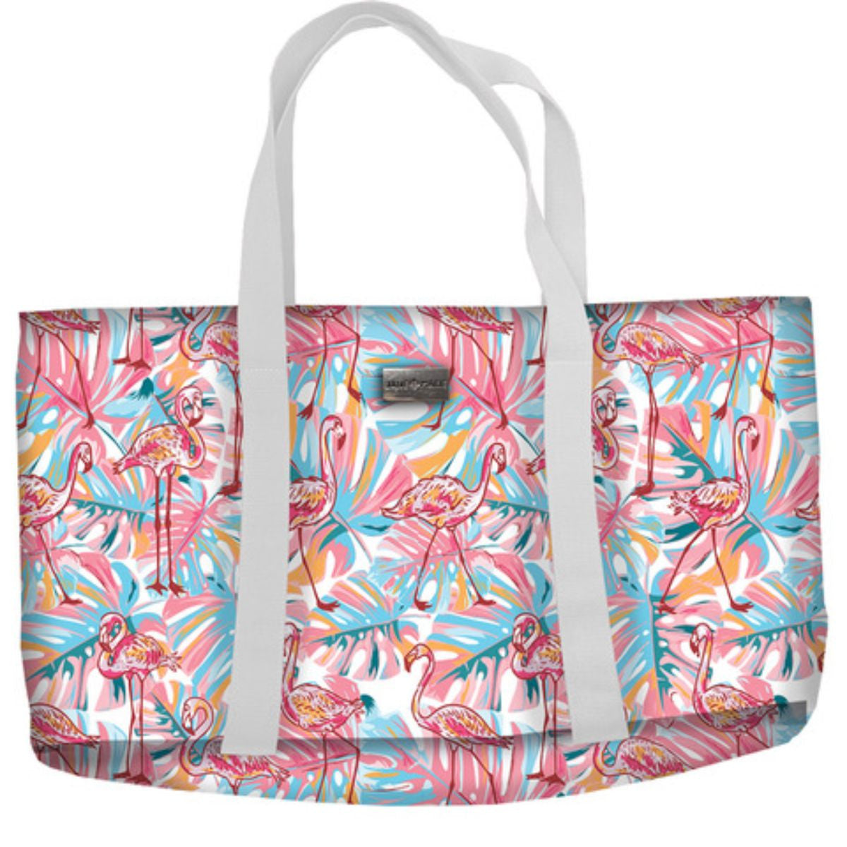 Canvas Beach Bag Tropical Daze