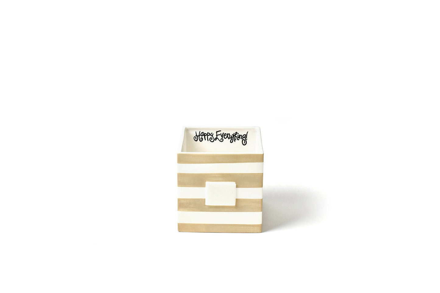 Neutral Stripe Mini Nesting Cube Medium