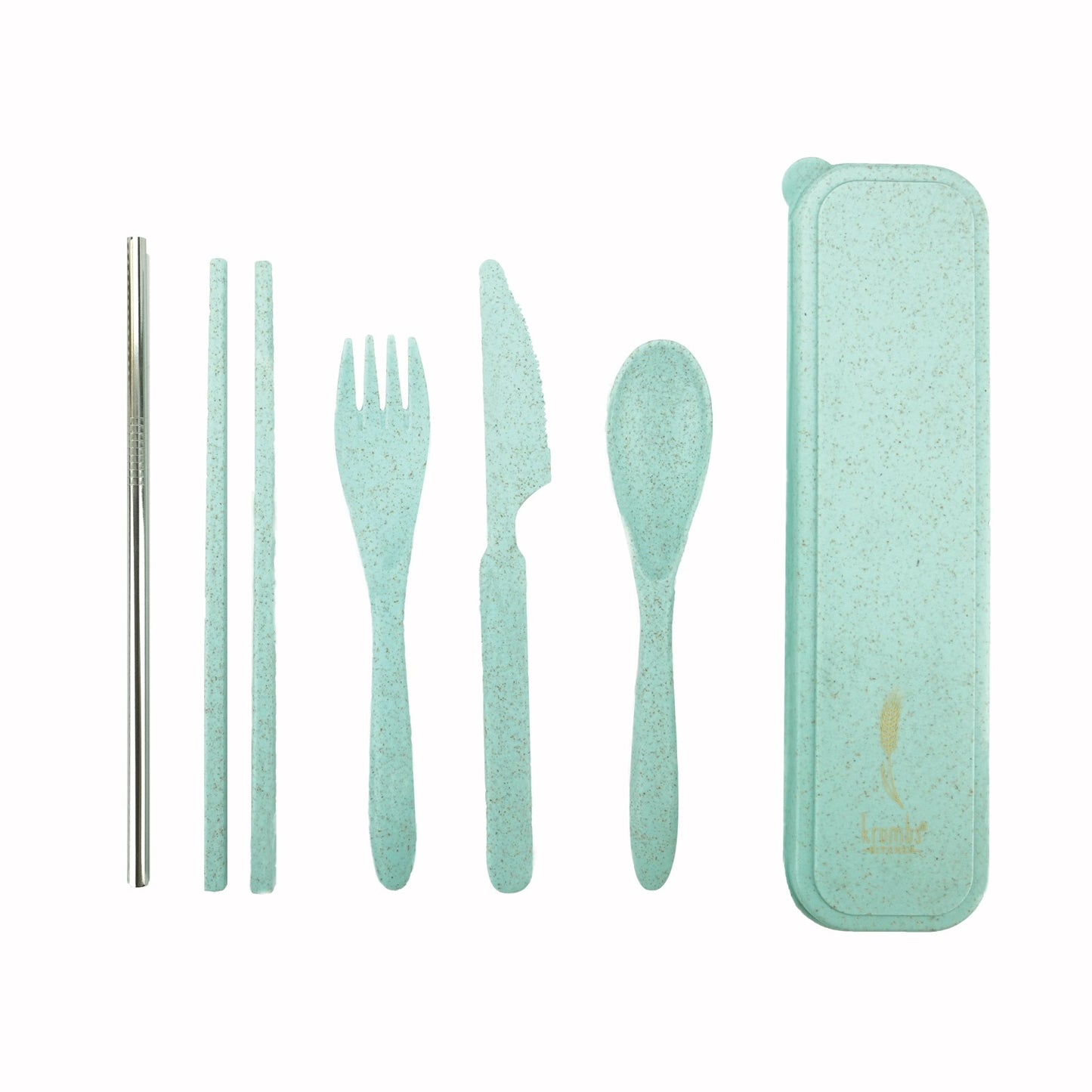 On-The-Go Wheat Straw Utensil Set