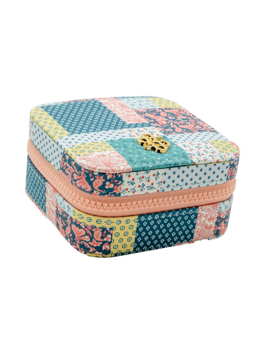 Square Quilt Pattern Jewelry Case