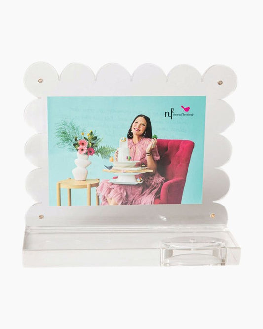 Clearly A-Nora-Ble Scalloped Acrylic Frame - CLR01