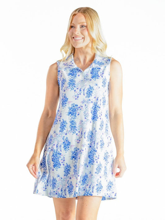 UPF 50 Zip Dress -  Flowers