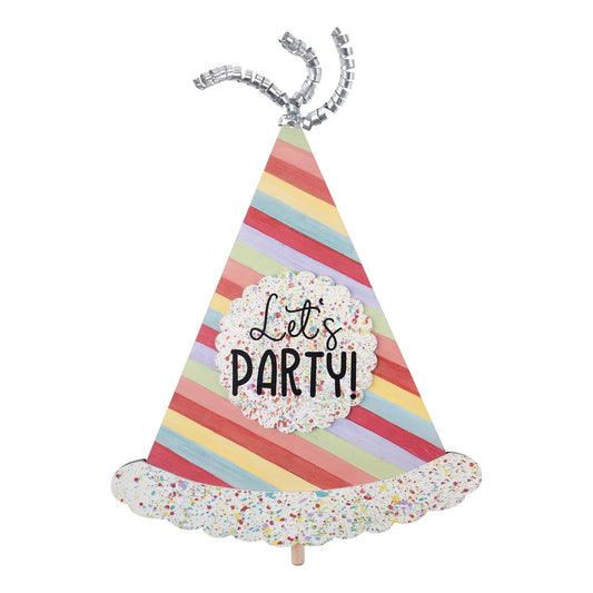 Let's Party Hat Topper