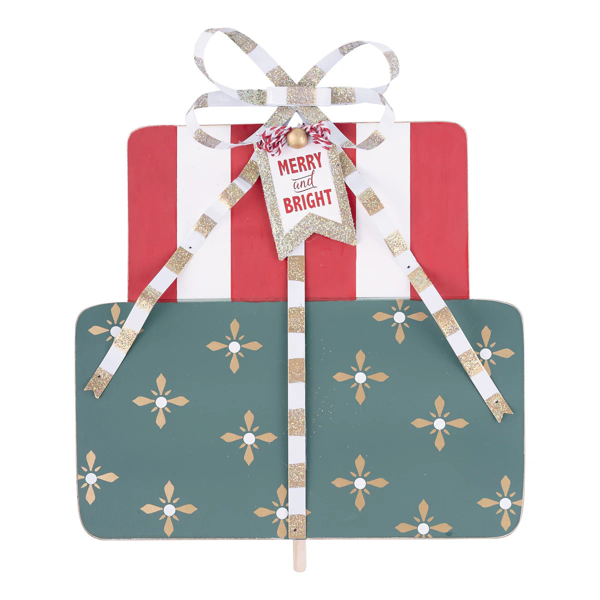 Merry And Bright Present Topper