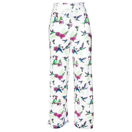 Pajama Bottoms-Hummingbird