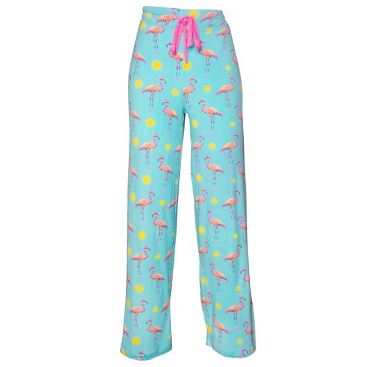 Pajama Bottoms-Miami Flamingo