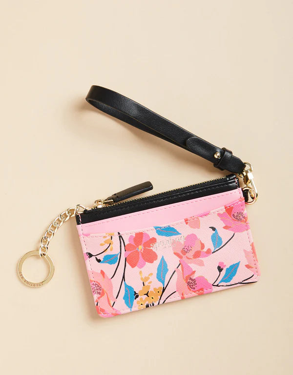 Slim Card Coinpurse Floral Stem