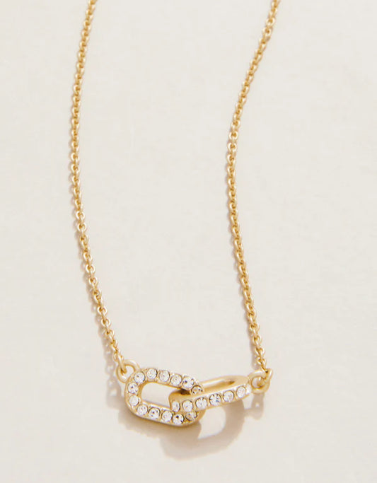 SLV Necklace 18" Strength/Links Gold