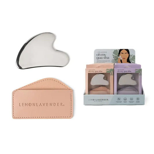 Lemon Lavender Oh My Gua Sha Stainless Steel Gua Sha
