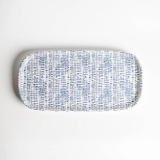 Tribal Blue Appetizer Tray