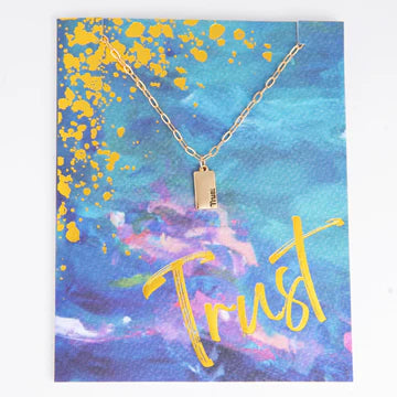 Amira Greeting Card & Necklace Set