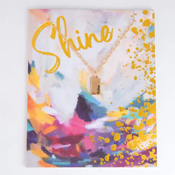 Amira Greeting Card & Necklace Set