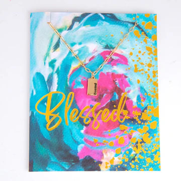 Amira Greeting Card & Necklace Set