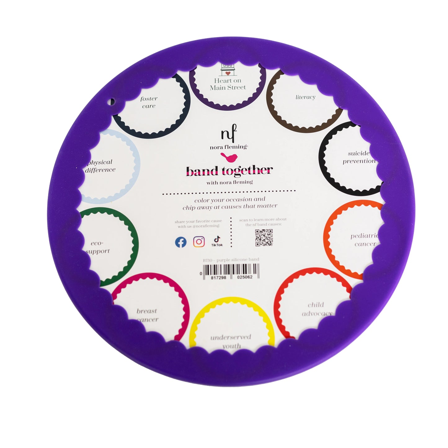 Nora Fleming Band Together Silicone Band
