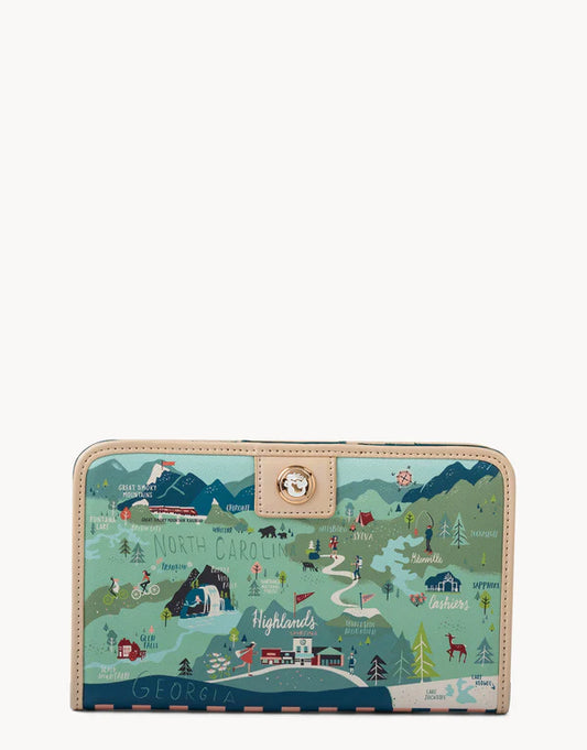 Blue Ridge Mountains Snap Wallet
