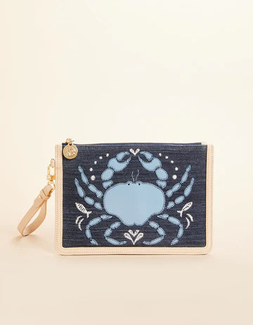 Applique  Wristlet Hamilton Crab