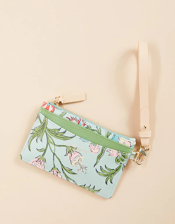 Slim Card Coinpurse Hamilton Floral Block Print