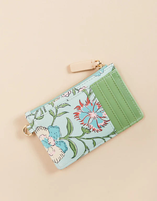 Slim Card Coinpurse Hamilton Floral Block Print