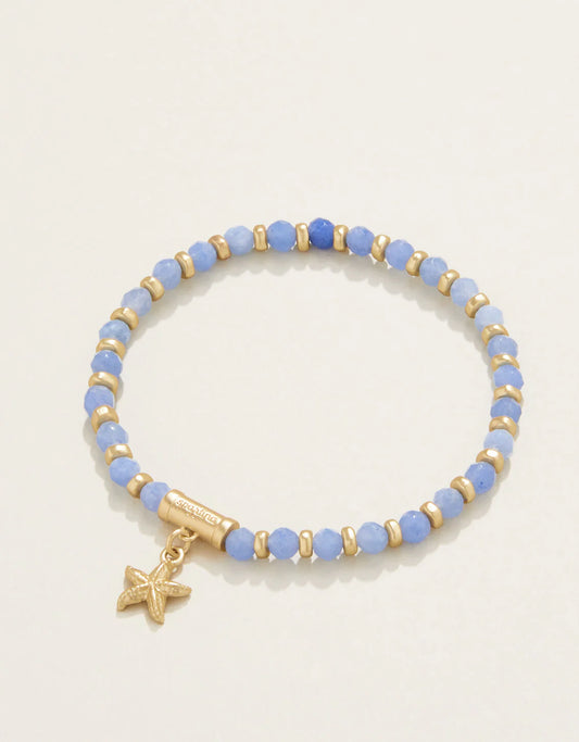 Calm Waters Stretch Bracelet Blue Aventurine