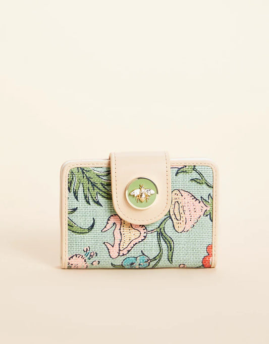 Yacht Club Mini Wallet Hamilton Floral Block Print