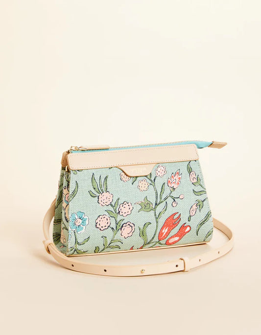 Annie Crossbody Wristlet Hamilton Floral Block Print
