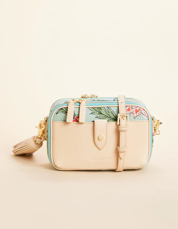 Meryl Phone Crossbody Wristlet Hamilton Floral Block Print