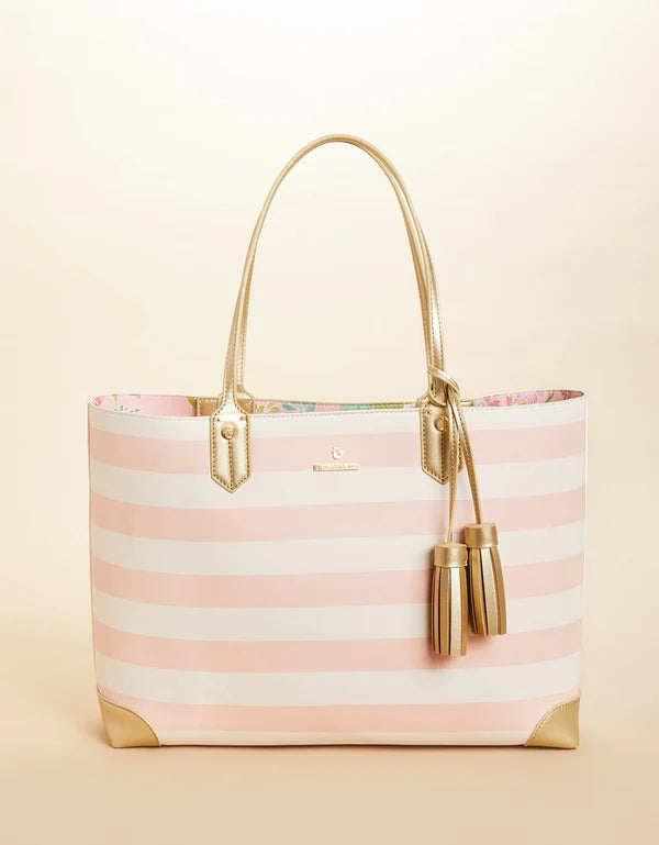 Tote Bag Pink Stripe