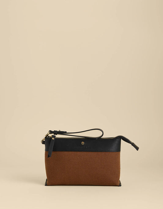 Sable Polly Wristlet Toffee/Black
