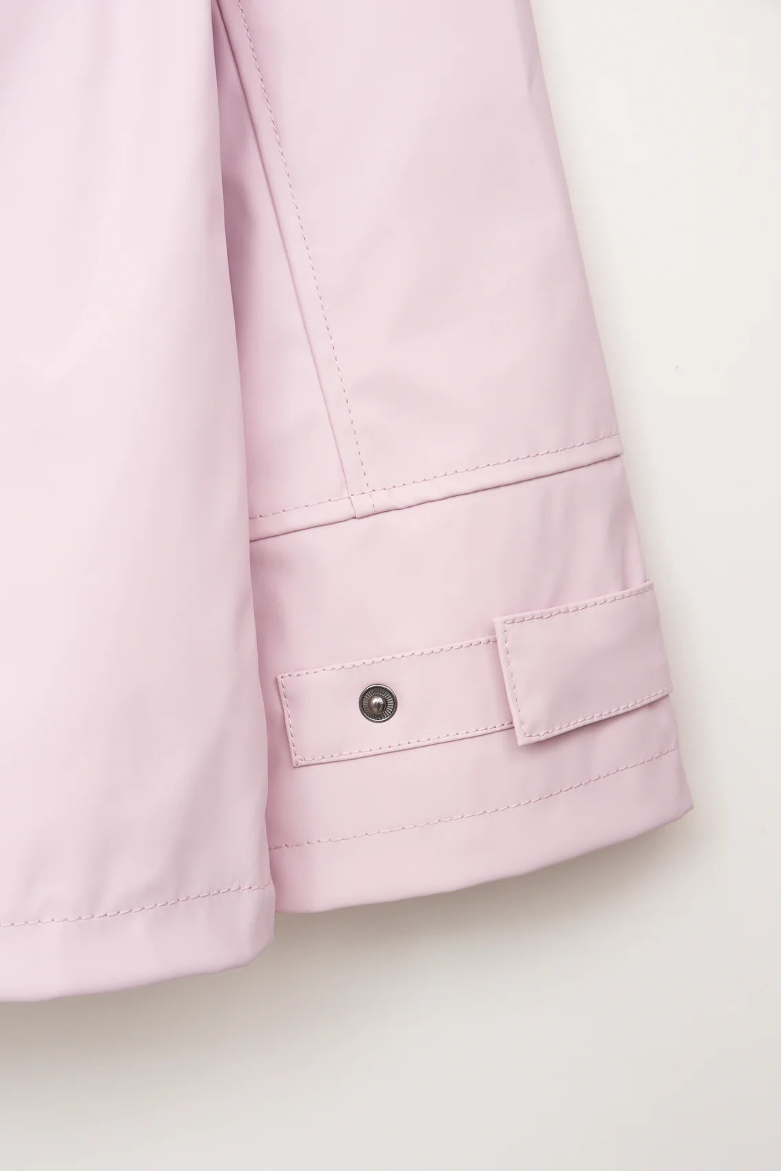 Raincoat With Striped Lining-Pink